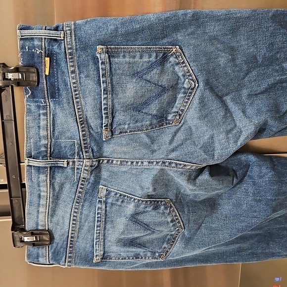 💕MOTHER SUPERIOR💕 The Weekender Flare Jeans ~ It's A Small World 28 NWOT - Picture 15 of 16